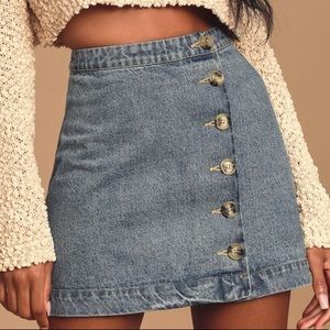Lulu’s Denim Button Skirt